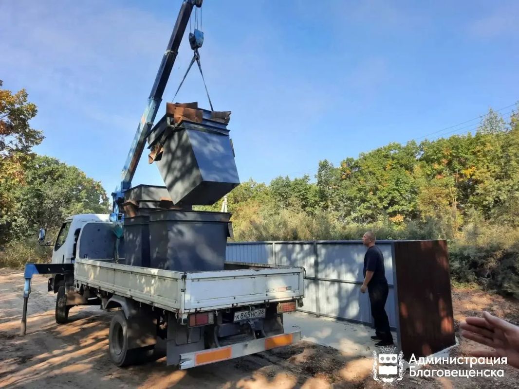 В частном секторе Благовещенска обновят 70 контейнерных площадок: в каких районах