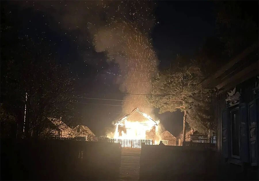 В амурском селе Практичи с 27 на 28 сентября случился пожар В амурском селе Практичи с 27 на 28 сентября случился пожар