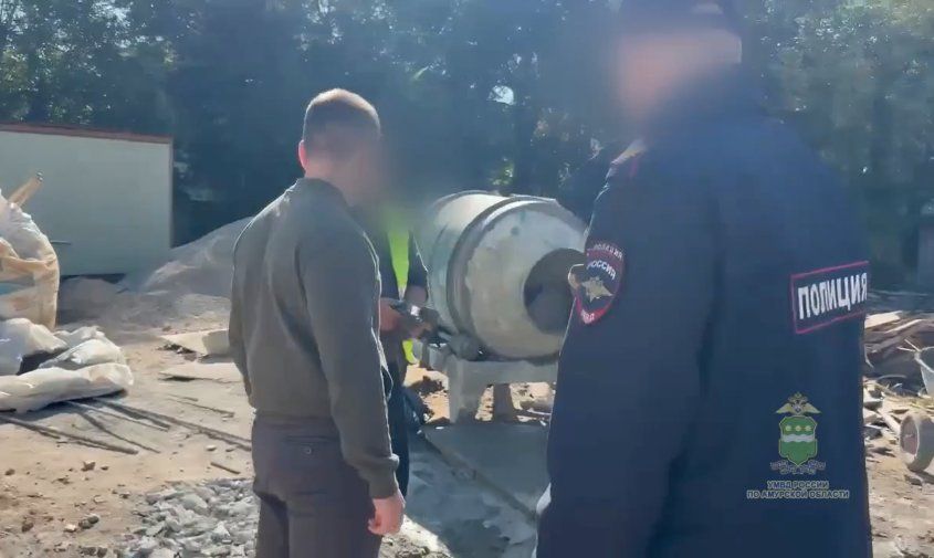 В Благовещенске полицейские с помощью дронов обнаружили на стройке нелегальных мигрантов