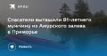 Спасение на воде. Спасатели МЧС вытащили 81-летнего мужчину из Амурского залива