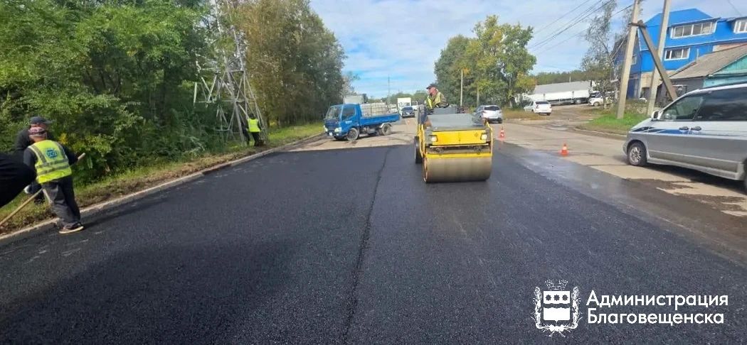В Благовещенске во время ямочного ремонта обновили 85 тысяч квадратных метров асфальта В Благовещенске во время ямочного ремонта обновили 85 тысяч квадратных метров асфальта