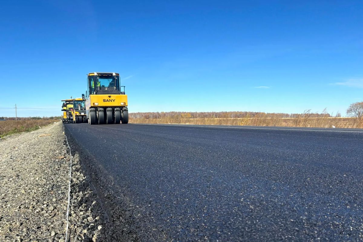 Трасса Белогорск — Серышево в новом асфальте Трасса Белогорск — Серышево в новом асфальте