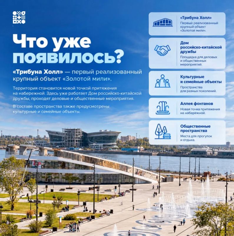 «Золотая миля» — один из ключевых проектов развития набережной Благовещенска «Золотая миля» — один из ключевых проектов развития набережной Благовещенска
