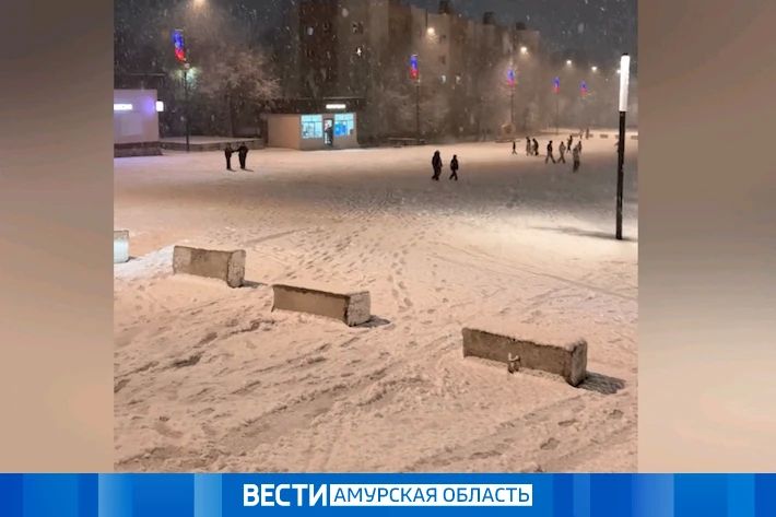 8 сантиметров снега: циклон накрыл Тынду осадками