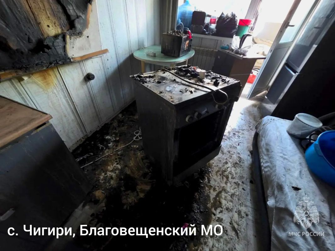 #СобытияМЧС28. В Амурской области за прошедшие сутки Потушено 11 пожаров, на 7 из них привлекались силы и средства МЧС России: в селе Чигири Благовещенского МО на ул. Победы горела кухня в квартире 3-этажного...