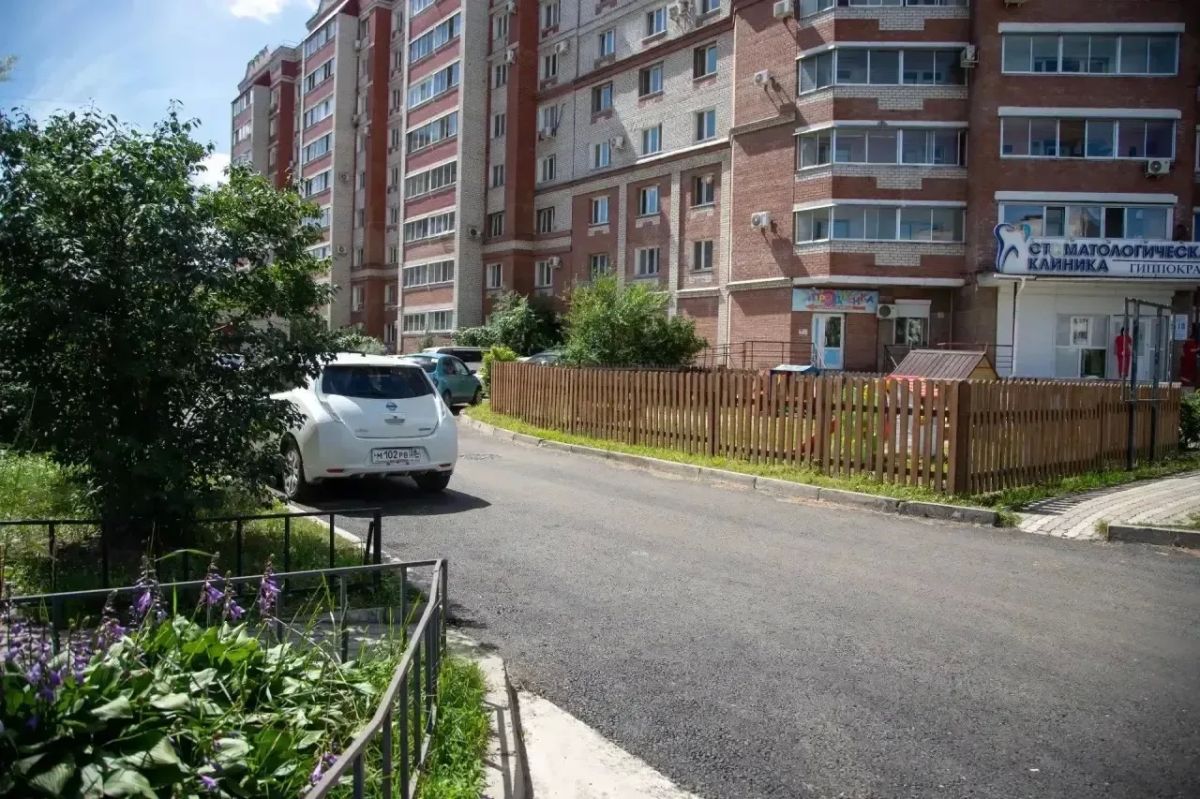 В Благовещенске завершился ремонт междворовых проездов В Благовещенске завершился ремонт междворовых проездов